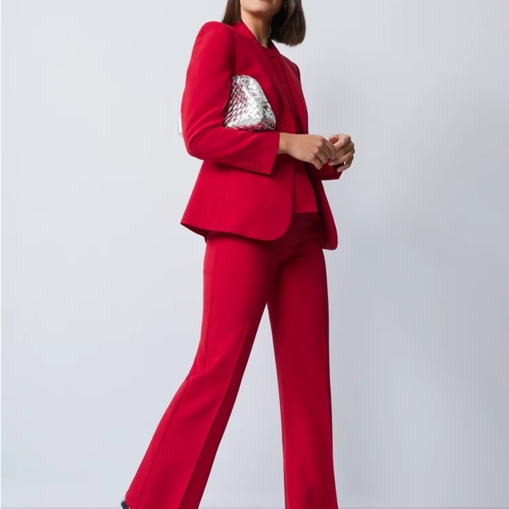 Ann Taylor Vibrant Red Women's Suit Set